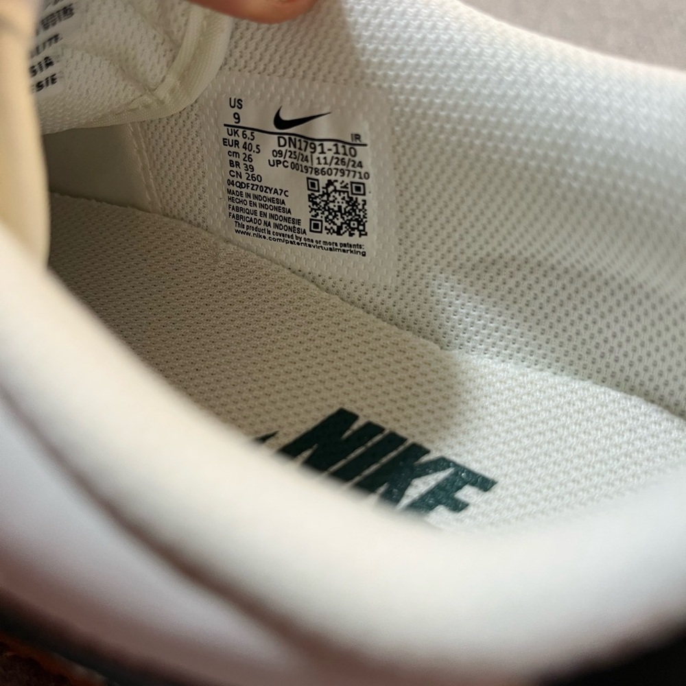 Nike Cortez Sail Gum Fir Green Sneaker Women's Size 9 DN1791-110 - Picture 10 of 11